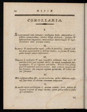 14-16, Corollaria