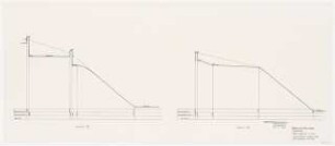Garten Dr. med. W. Dieke, Neuenbürg: Schnitt III und IV 1:50