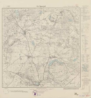 2661 (alte Nr.: 1248) Gr. Spiegel, Meßtischblatt (4cm - Karte)
