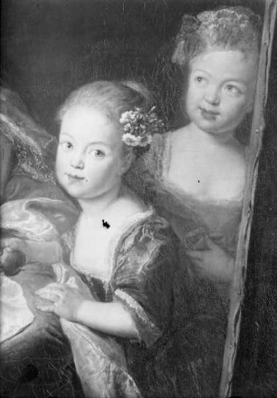 Der Künstler mit seiner Familie