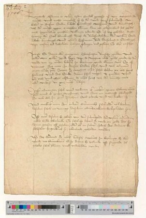 Hamburger Münzrecess der Städte Lübeck, Hamburg, Wismar und Lüneburg. Von Lüneburg vertreten sind Bürgermeister Jacob Schomaker, Ratsmann Elver und Secretär Johan Koller.