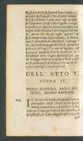 Dell' Atto V. Scena II.