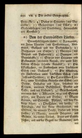 n) Von der Europäischen Türkey.
