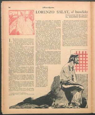 Lorenzo Salay, el bandido por quien lloraron muchas mujeres de Buenos Aires : Evocación de su figura por Dalmiro Guiñazu
