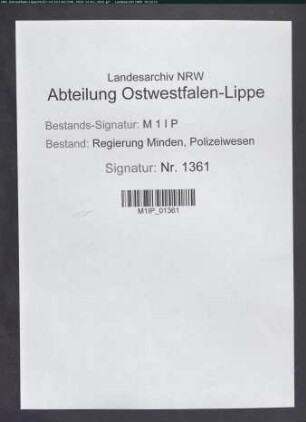 Polizeianwälte im Kreis Minden