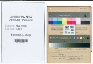 Entnazifizierung Ludwig Scholten , geb. 14.07.1910 (Hausierer)