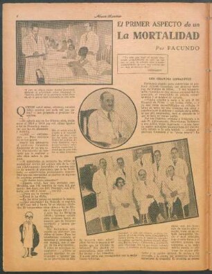 El primer aspecto de un gran problema nacional: La mortalidad infantil