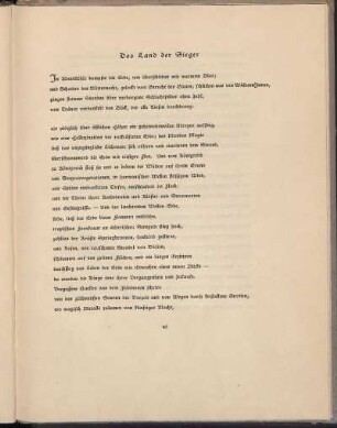 Das Land der Sieger