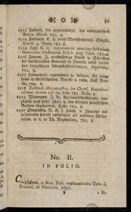 81-88, In Folio. - In Quarto.