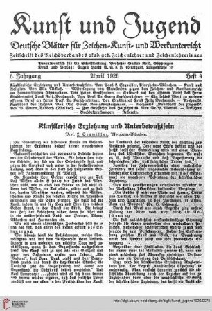 Heft 4 (April 1926)