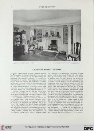 Architekt Ernest Newton