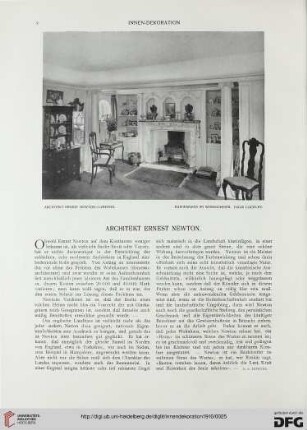 Architekt Ernest Newton