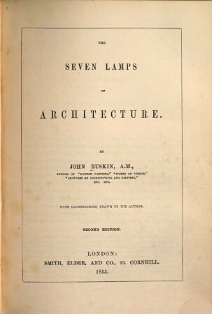 The seven lamps of architecture