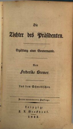 Skizzen aus dem Alltagsleben, [6]. Die Töchter des Präsidenten