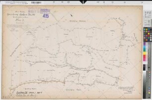 Züschen (Winterberg), Umlegung Züschen, Bl. 17 Urkarte Hesborn Flur 3
