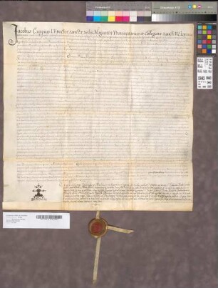 Copia authentica Transumti Brevis apostolici super unione Capellae in Emmera.