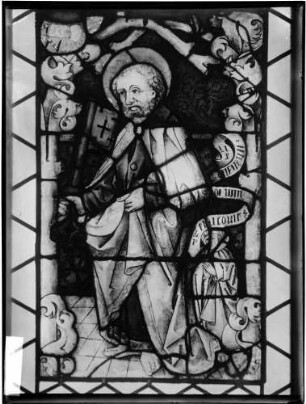 Kloster Lichtental Fürstenkapelle Südfenster (15. Jahrhundert) Petrus