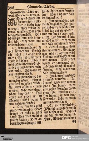 Himmels-Lieder.