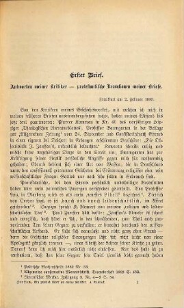 Ein zweites Wort an meine Kritiker : Nebst Ergänzungen und Erläuterungen zu den drei ersten Bänden meiner Geschichte des deutschen Volkes