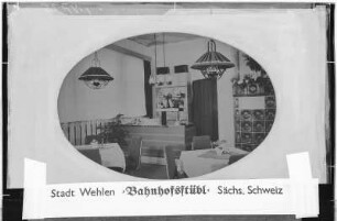 Stadt Wehlen. Bahnhofsstübl