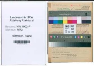 Entnazifizierung Franz Hoffmann , geb. 25.03.1892 (Polizeibeamter)