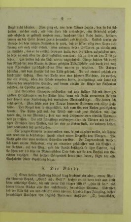 8. Die Bürde