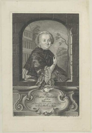 Bildnis der Maria Müllerin geb. Alleinz