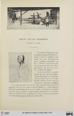 3. Pér. 22.1899: David Young Cameron : peintre-graveur