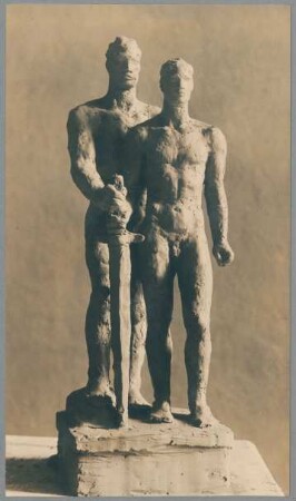 Entwurf für Krieger-Ehrenmal Stralsund, 1934/35, Gips