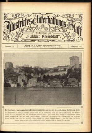 Ausgabe vom Sonntag, den 18. August 1912.