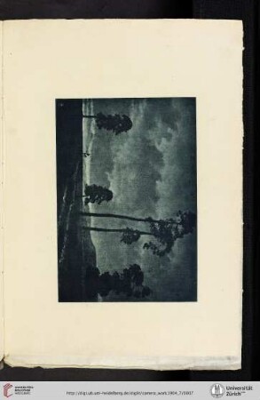 [Theodor and Oscar Hofmeister, I. The Solitary Horseman, photogravure from original gum print]