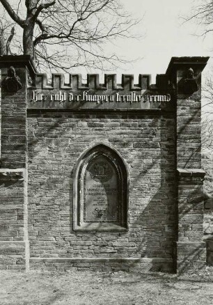 "Herders Ruh", Grabmal für Oberberghauptmann Siegmund August Wolfgang Freiherr von Herder