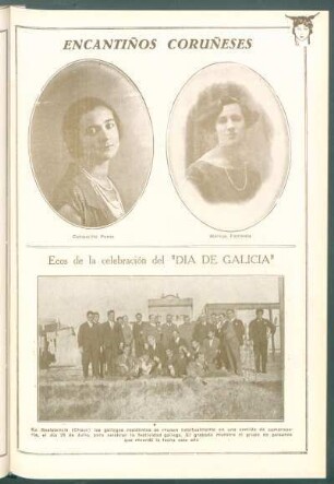 Ecos de la celebración del "Día de Galicia" : [Fotografía de una reunión conmemorativa] En Resistencia (Chaco) [...]