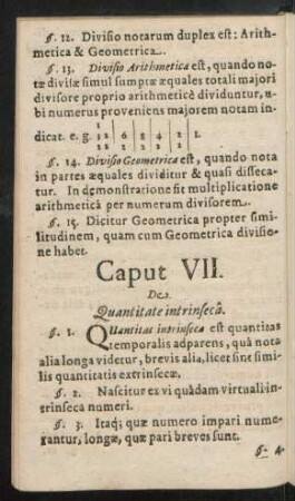 Caput VII. De Quantitate intrinseca.
