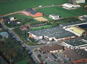 Schwalmtal. Gewerbegebiet. Luftaufnahme