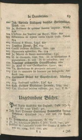 Ungebundene Bücher