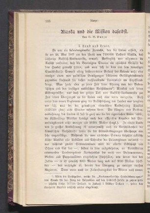 Alaska und die Mission daselbst