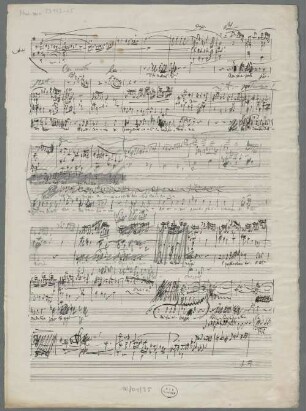Cenerentola, Excerpts. Sketches - BSB Mus.ms. 23153-15 : [without title]