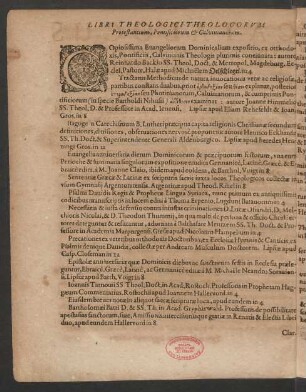 Libri Theologici Theologorum Protestantium, Pontificiorum Et Calvinianorum.