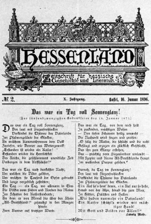 No. 2, 16. Januar 1896