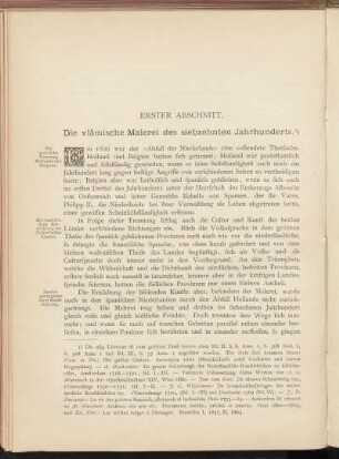 Erster Abschnitt. Die vlämische Malerei des siebzehnten Jahrhunderts.