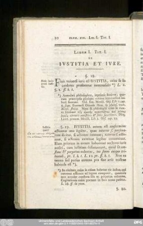 Tit. I. De Iustitia Et Iure.