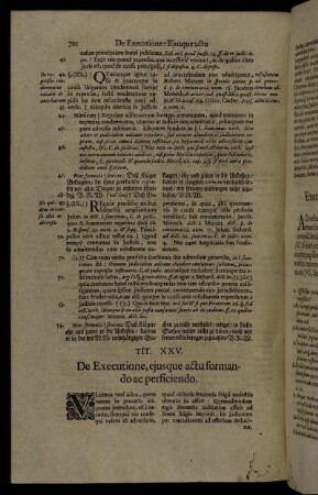 Tit. XXV. De Executione, ejusque actu formando ac perficiendo.