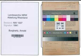 Entnazifizierung Arnold Burghartz , geb. 26.04.1886 (Landwirt)