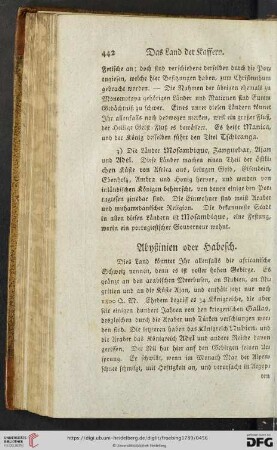 Abyßinien oder Habesch