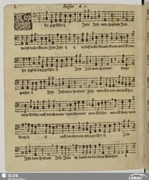I. Sey gegrüsset Jesu