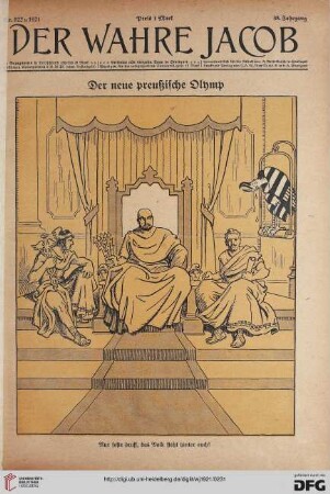 Nr. 922 (1921) (Der neue preußische Olymp)