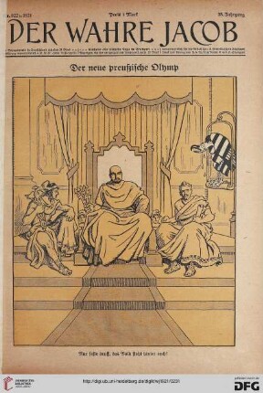 Nr. 922 (1921) (Der neue preußische Olymp)