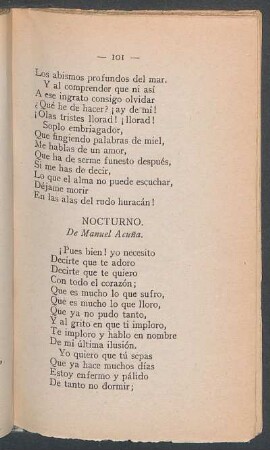 Nocturno. : De Manuel Acuña.