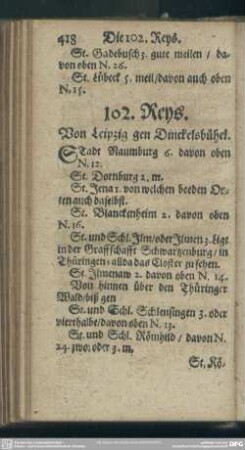 102. Reys. Von Leipzig gen Dinckelsbühel
